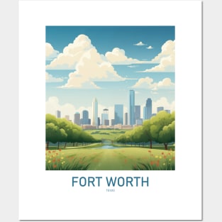 FORT WORTH Posters and Art